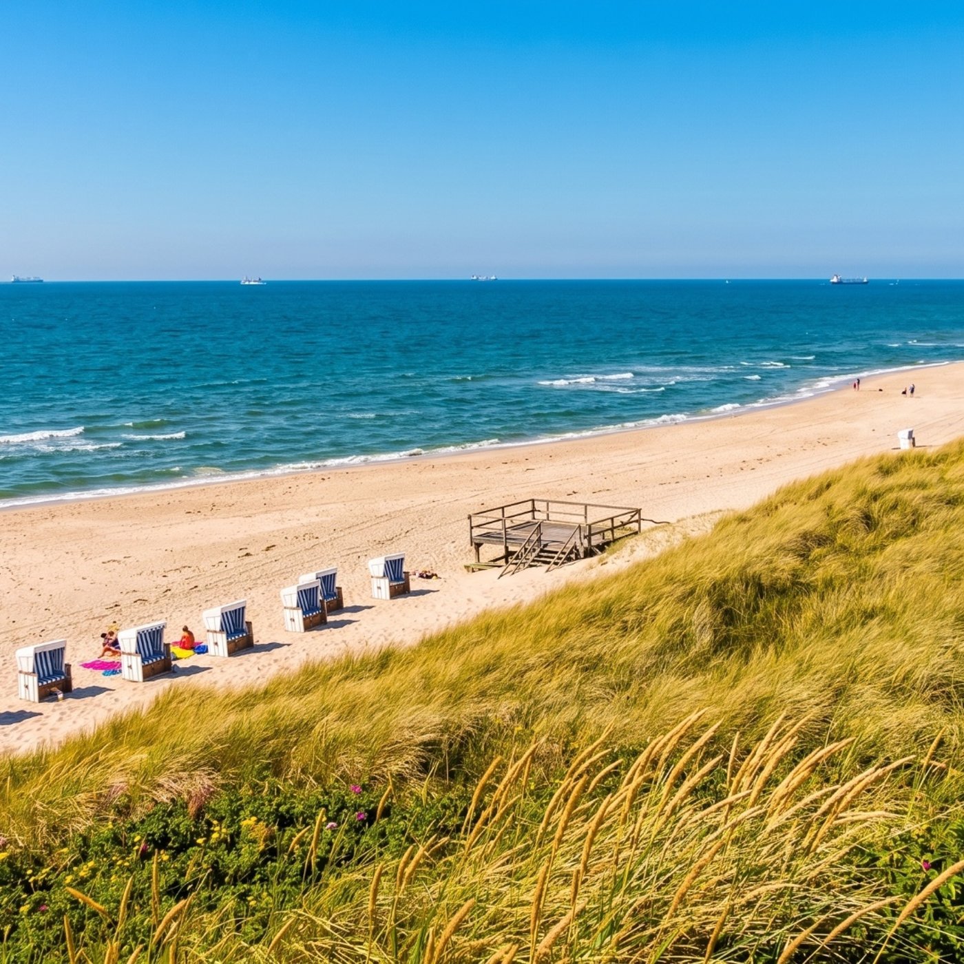 Live vom endlosen feinen Sandstrand in Rantum auf SYLT