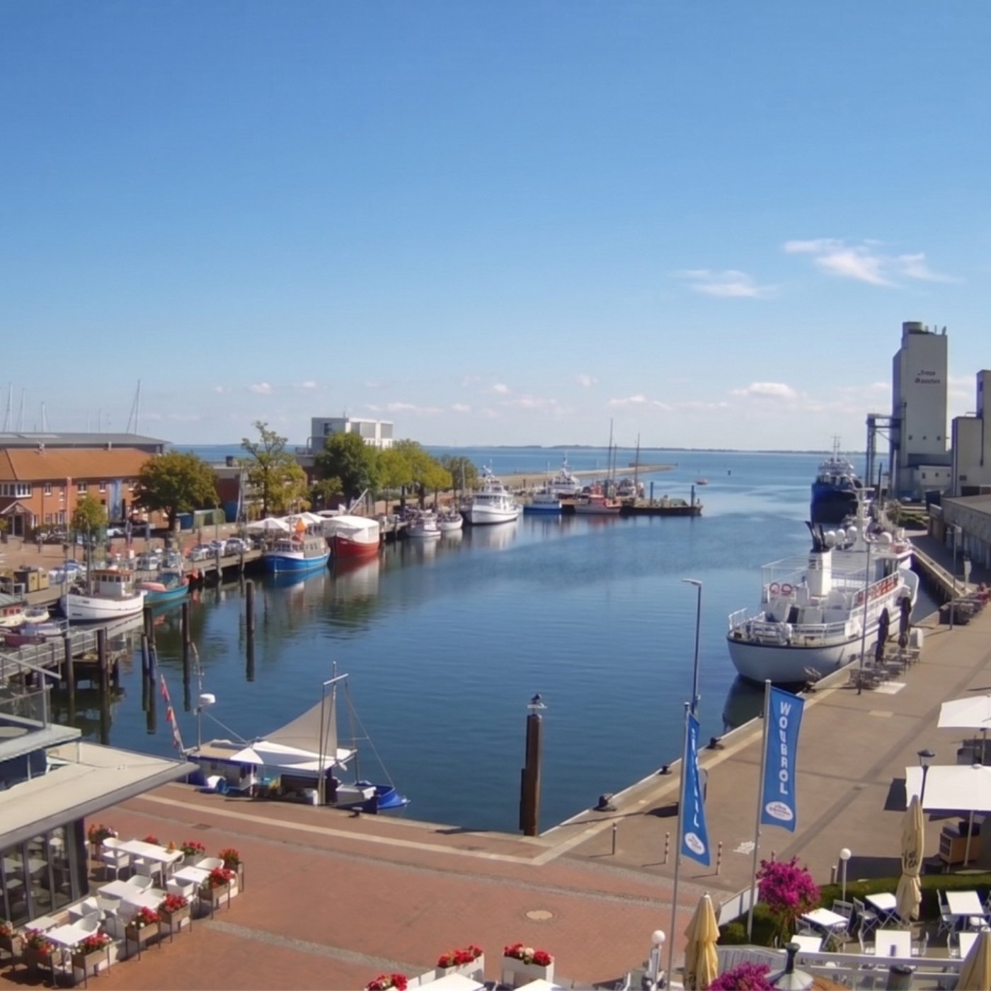 HD Live Webcam im Kommunalhafen Heiligenhafen