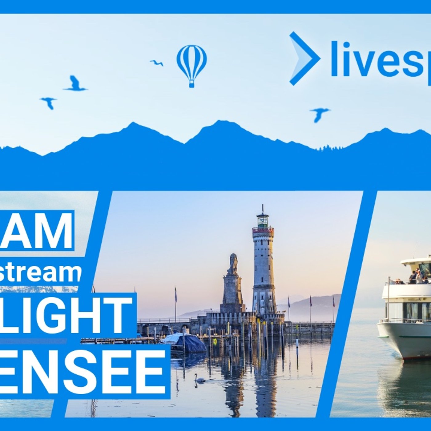 Spotlight Bodensee – 24/7 Live Webcams: Lake Constance, Alps & Nature in HD