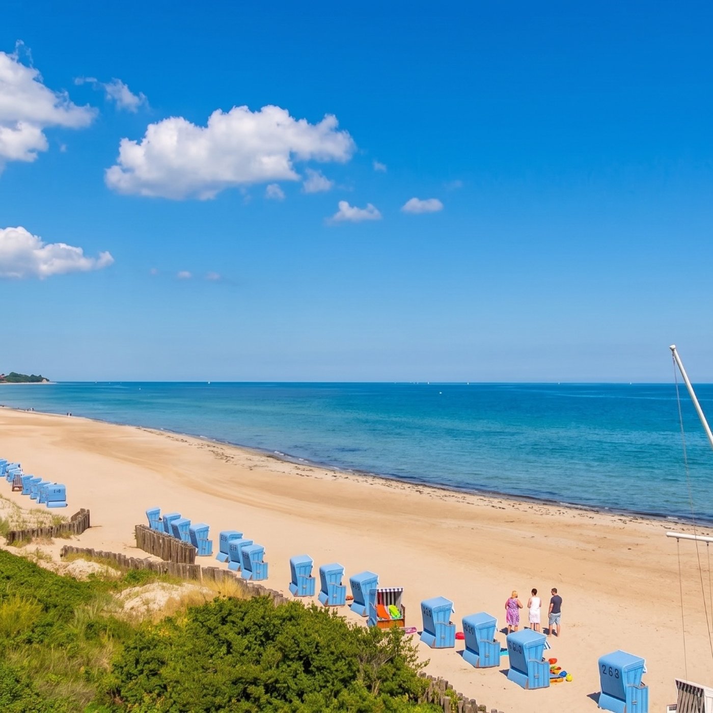 Livestream der Webcam am Hauptstrand im Ostsee-Resort-Damp
