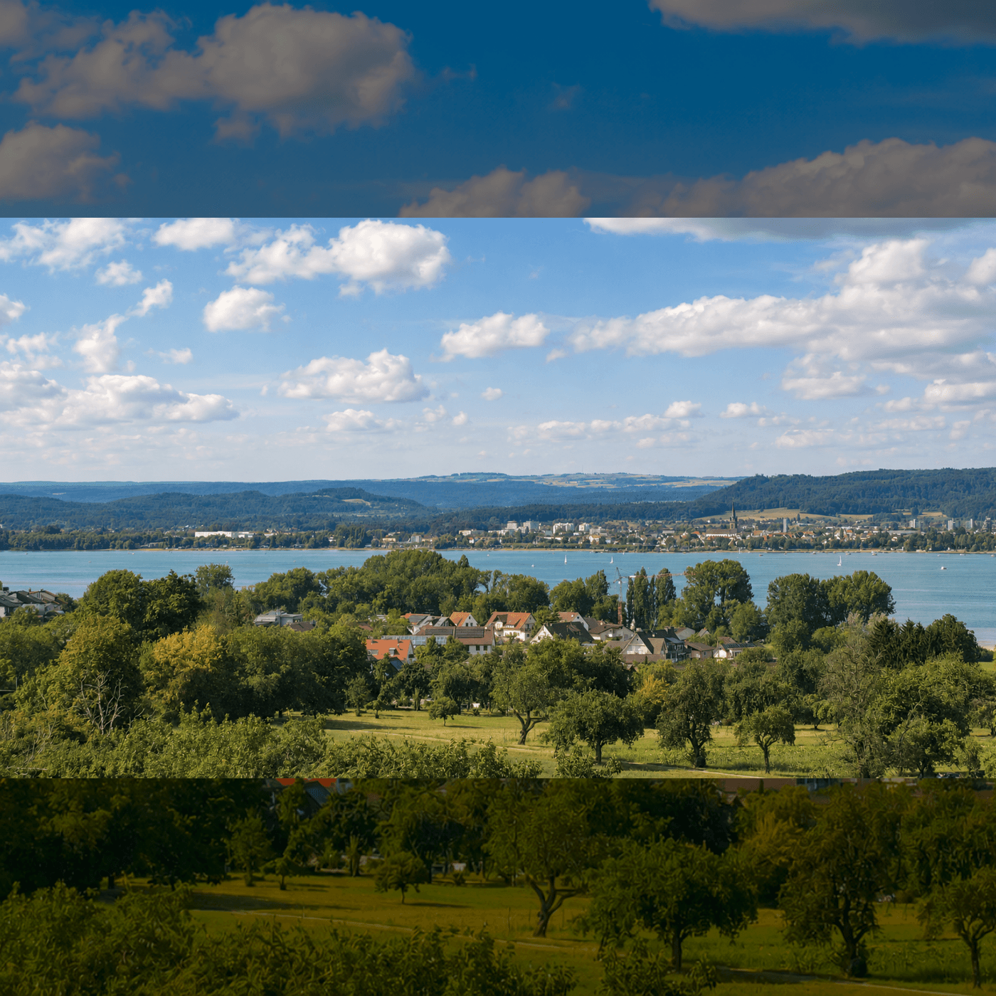 Webcam über dem Bodensee mit Alpenpanorama und Seeblick