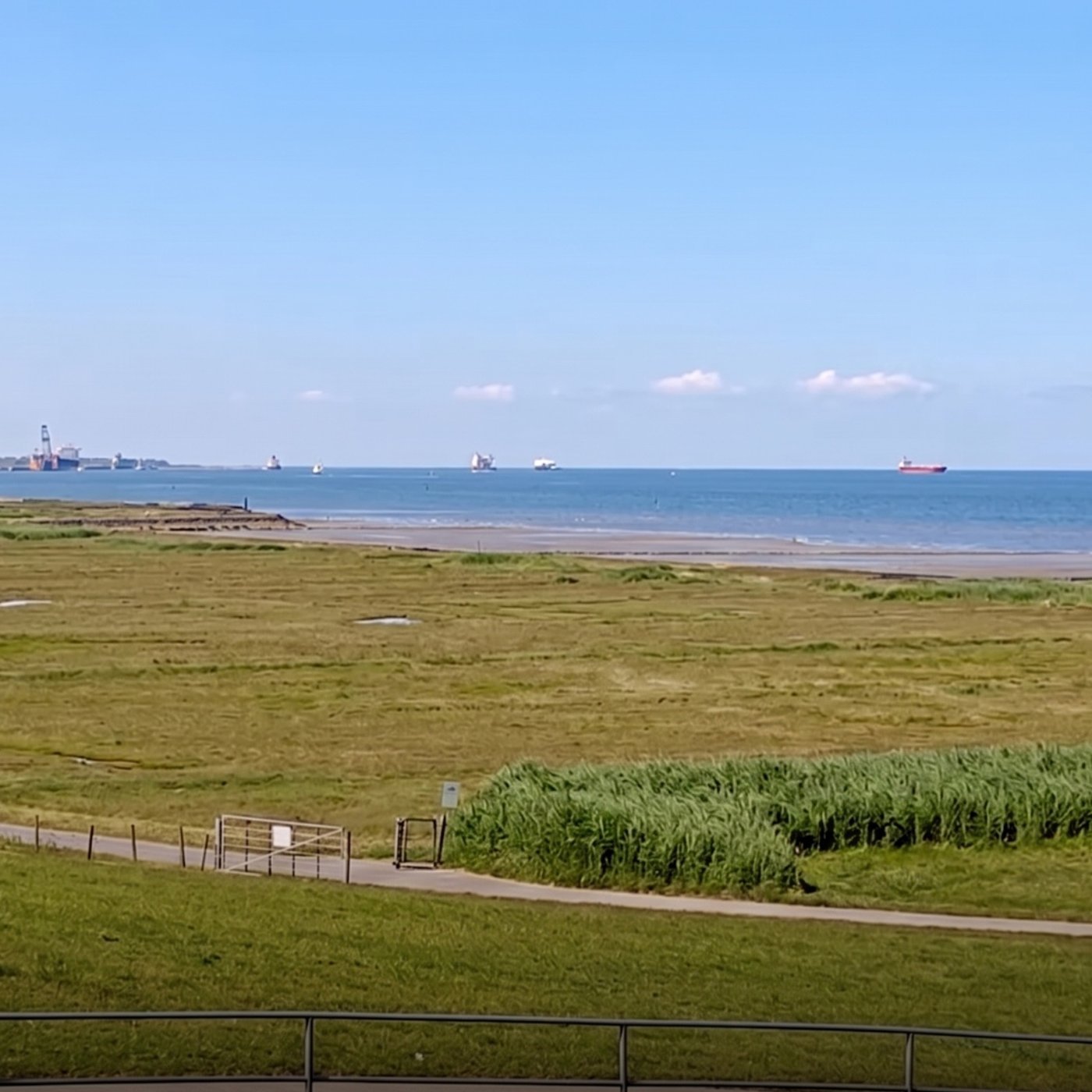 Live-Stream Webcam in Cuxhaven-Altenbruch - Beeindruckendes Elb-Panorama live erleben