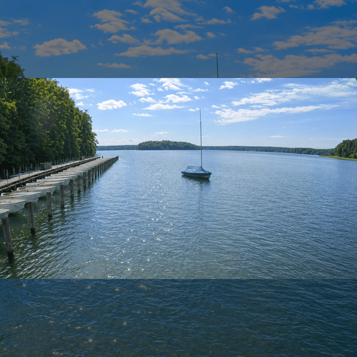 Live vom Stechlinsee im Neustrelitzer Kleinseenland