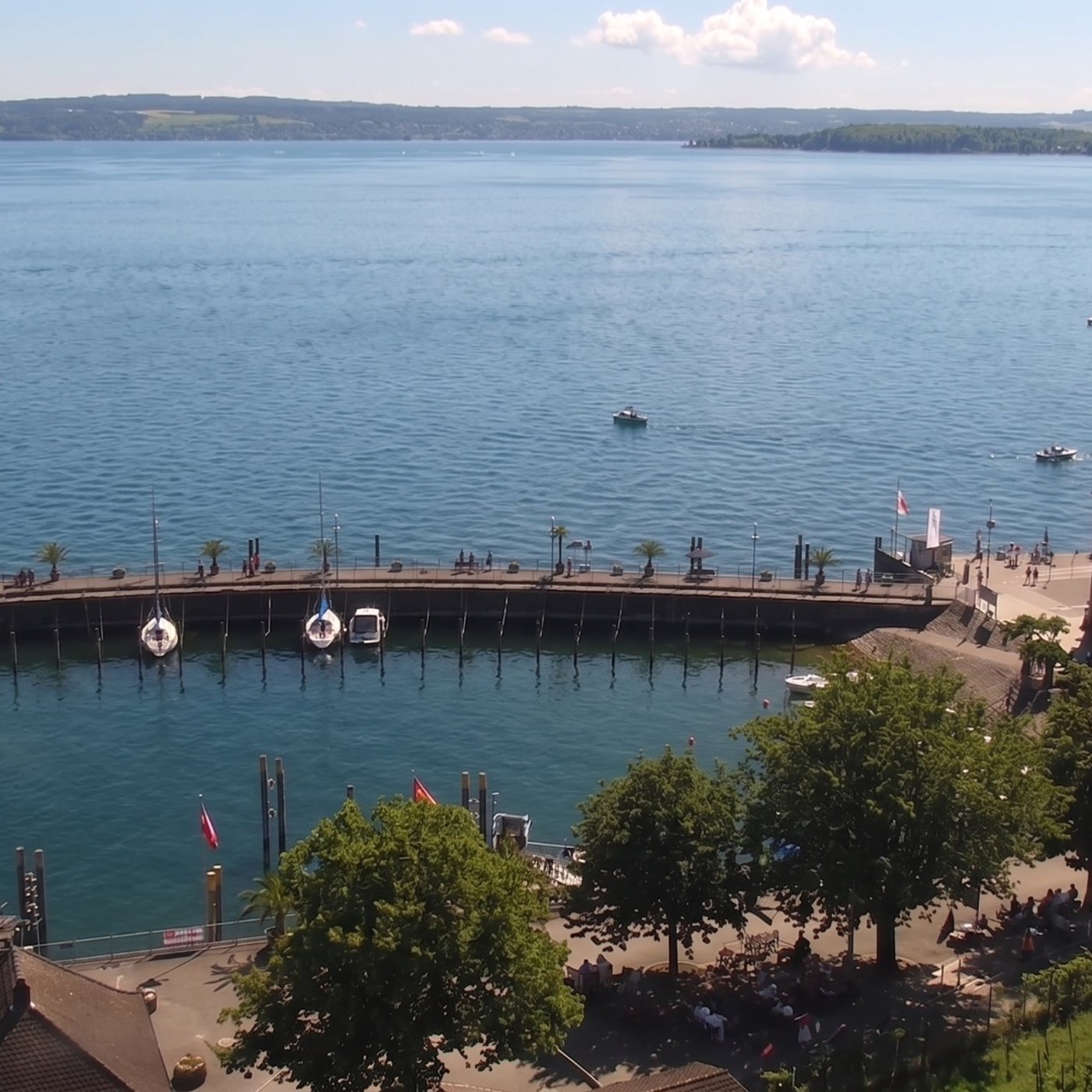Webcam am Bodensee mit Alpenpanorama