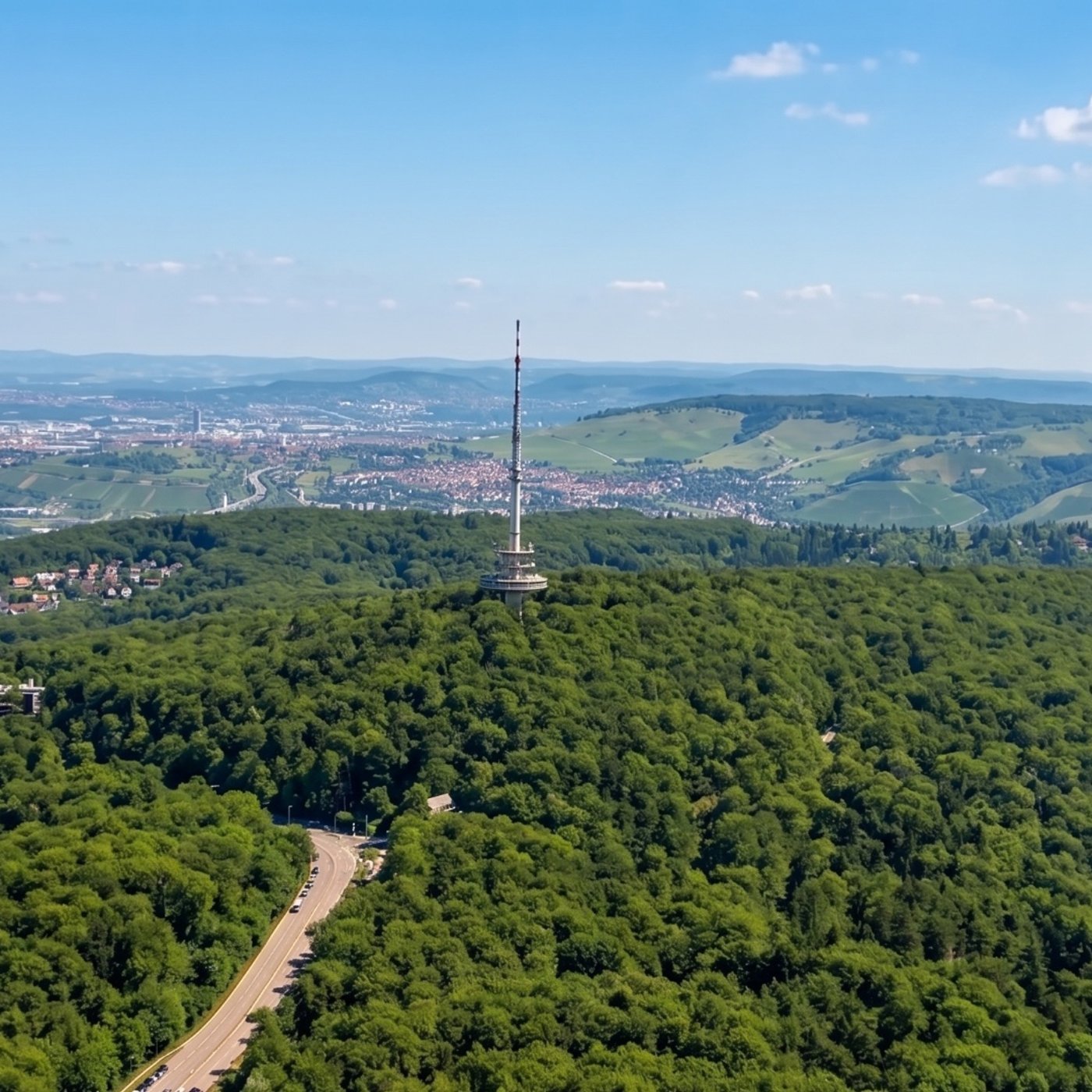 Live mit der Webcam am Stuttgarter Fernsehturm