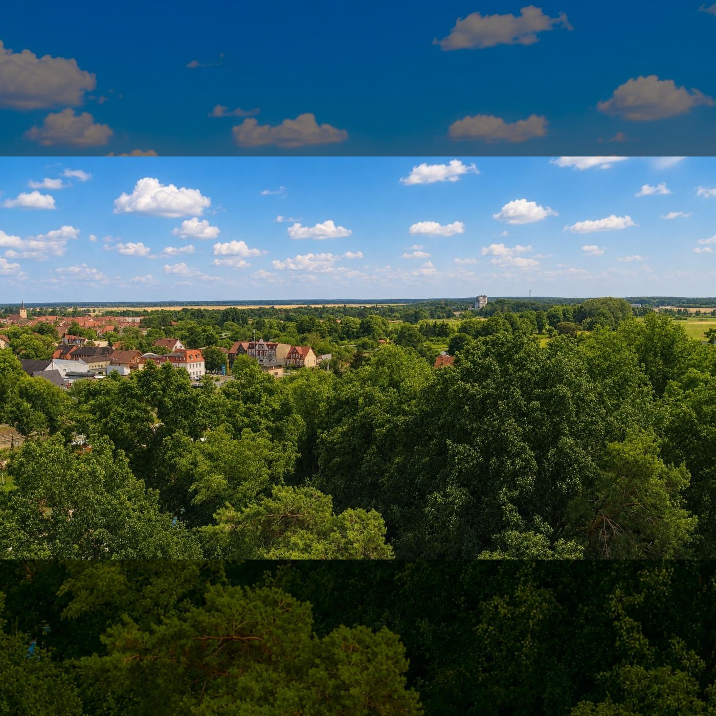 Webcam vom Wasserturm der Spargelstadt Beelitz